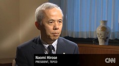 東京電力社長「積極的な情報公開進める」　ＣＮＮインタビュー