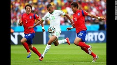 韓国、アルジェリアに敗れる　ベルギーは勝って決勝Ｔ進出