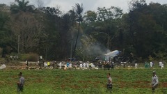 キューバ旅客機の墜落　死者１１０人に、３人生存