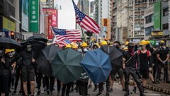 香港のデモは「米国の作品」、中国が指弾