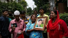 バングラデシュのテロ、７被告に死刑判決　邦人も犠牲