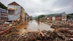 欧州西部襲った洪水、死者１８９人に　被災地の惨状あらわに