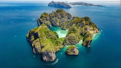 タイ「秘島」の人気ビーチ、来年１月から観光客の受け入れ再開