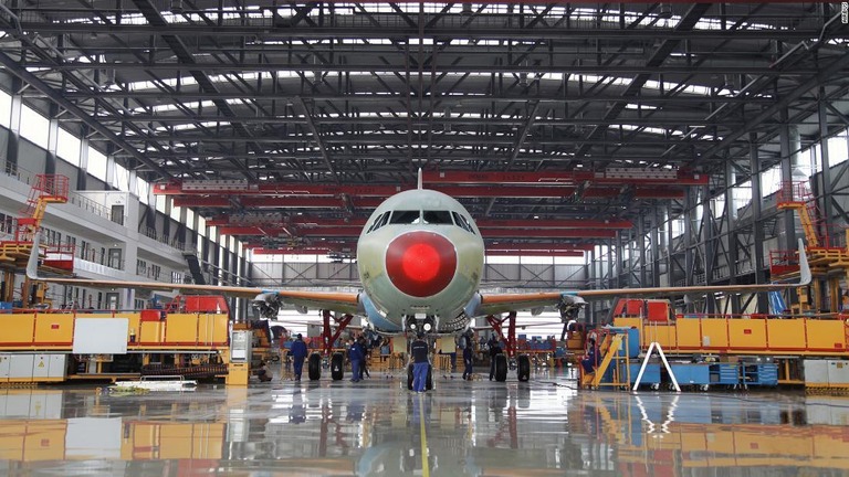 中国・天津にあるエアバスの最終組み立て工場/Airbus