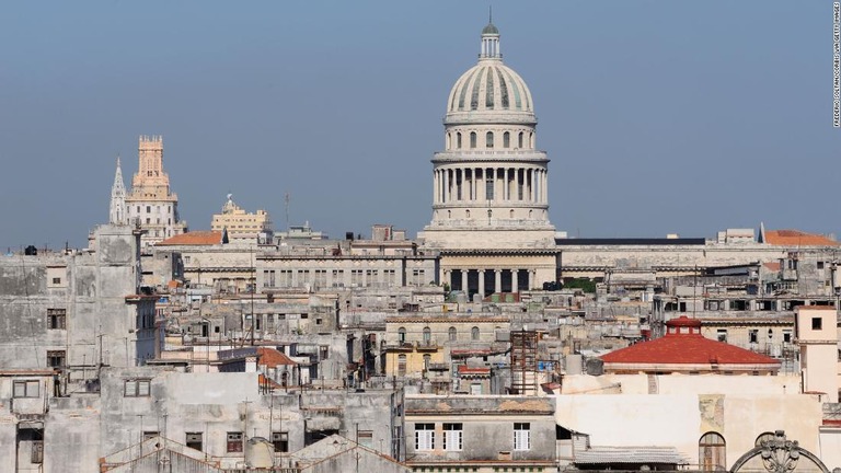 キューバの首都ハバナの街並み/Frédéric Soltan/Corbis via Getty Images