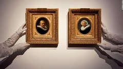 レンブラントの肖像画、個人コレクションから発見　２０億円で落札