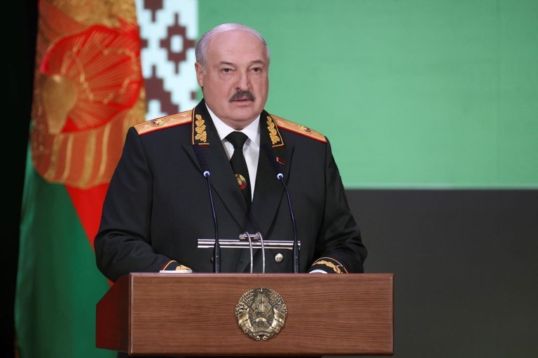 ベラルーシのルカシェンコ大統領は、来年実施される大統領選に出馬する考えを明らかにした/Belarusian Presidential Press Service/AP