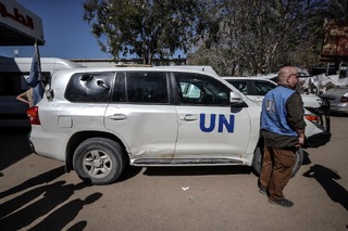 国連職員１人死亡、国連車両で移動中に襲撃　ガザ